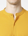 Shop Comfort Stretch Pique Knit Mustard Shirt
