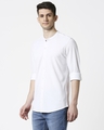 Shop Comfort Stretch Pique Knit White Shirt-Design