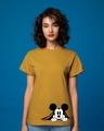 Shop Coming Through Mickey Boyfriend T-Shirt (DL)-Front