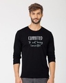 Shop Committed Full Sleeve T-Shirt-Front