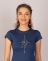 Shop Compass Gradient Half Sleeve T-Shirt-Front