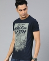 Shop Blue Graphic T Shirt-Design