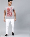 Shop Grey Graphic T Shirt