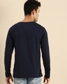 Shop Conquer Strip Full Sleeve T-Shirt Navy Blue-Design