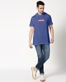 Shop Conquer Strip Half Sleeve Hoodie T-shirt-Full