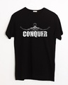 Shop Conquer The World Half Sleeve T-Shirt-Front
