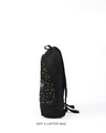 Shop Controller Canvas Printed Small Backpack Black-Full
