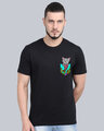 Shop Pocket Design T-Shirt Black-Design