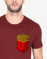 Shop Pocket Design T-Shirt Maronn-Design