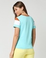 Shop Cool Apple Color Block Printed T-Shirt-Full