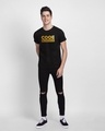 Shop Cool Blooded Half Sleeve T-Shirt (GOLD PRINT)-Design