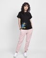 Shop Cool Daffy Boyfriend T-Shirt (LTL) Black-Design