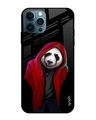 Shop Cool Panda Premium Glass Case for Apple iPhone 12 Pro Max (Shock Proof, Scratch Resistant)-Front