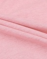Shop Women's Pink Color Block Raglan Melange Slim Fit T-shirt