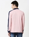 Shop Coral Blush Shoulder Sleeve Cut & Sew Polo-Full