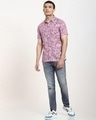 Shop Men's Purple All Over Printed Shirt-Full