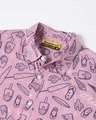 Shop Men's Purple All Over Printed Shirt