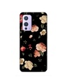 Shop Black Premium Design Red Roses With Black Printed Mobile Cover For (Oneplus 9)-Front