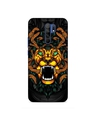Shop Black Premium Lions Roating Snakes 3d Printed Hard Back Case For (Xiaomi Rmi9)-Front
