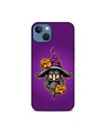 Shop Purple Premium Halloween Mask Printed Hard Back Case Mobile Cover For (Apple Iphone 13)-Front