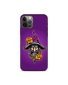 Shop Purple Premium Halloween Mask Printed Mobile Cover For (Apple Iphone 12pro)-Front