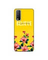 Shop Yellow Premium Believe In Yourself 3d Printed Hard Back Case For (Vivo Y12s)-Front
