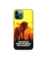 Shop Yellow Premium Lion With Cub Printed Mobile Cover For (Apple Iphone 12promax)-Front