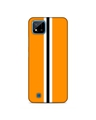 Shop Yellow Premium Stripes 3d Printed Hard Back Case For (Realme C20)-Front
