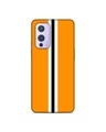 Shop Yellow Premium Yellow White & Black Stripes Printed Mobile Cover For (Oneplus 9)-Front