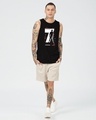 Shop Men's Black Cr 200m Typography Vest-Design