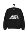 Shop Women's Black Arctic Monkeys Printed Regular Fit Sweatshirt