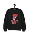 Shop Women's Black Awara Hoon Printed Regular Fit Sweatshirt