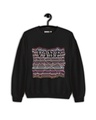 Shop Men's Black Vibe Printed Regular Fit Sweatshirt