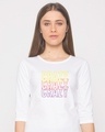 Shop Crazy Neon 3/4th Sleeve T-Shirt-Front