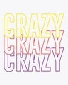 Shop Crazy Neon 3/4th Sleeve T-Shirt-Full