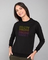 Shop Crazy Neon Fleece Light Sweatshirts-Front