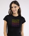 Shop Crazy Neon Half Sleeve T-Shirt-Front