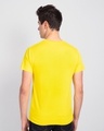 Shop Crazy Panda Half Sleeve T-Shirt Pineapple Yellow -Design