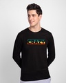 Shop Crazy Retro Full Sleeve T-Shirt-Front