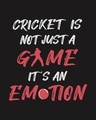 Shop Cricket Emotion Full Sleeve T-Shirt Black-Full