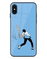 Shop Cricket Gully Boy Premium Prined Glass Covers for Apple Iphone X (Shock Proof, Scratch Resistant)-Front