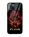 Shop Crimson Comet Flash Premium Glass Cover for Apple iPhone 14 Plus-Front