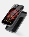 Shop Crimson Comet Flash Premium Glass Cover for Apple iPhone 14 Plus-Design