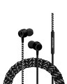 Shop Pro Series Earphone With Mic & Volume Control In Black, Grey & White-Front