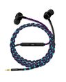 Shop Pro Series Earphone With Mic & Volume Control In Blue, Black And Purple-Design