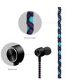 Shop Pro Series Earphone With Mic & Volume Control In Blue, Black And Purple