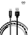 Shop Type C Fast Charging Cable   Black & Grey-Front
