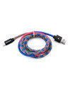 Shop Type C Fast Charging Cable   Blue & Pink-Design