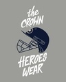 Shop Crown Helmet Boyfriend T-Shirt-Full