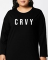 Shop Crvy Boyfriend Printed T-Shirt Plus Size